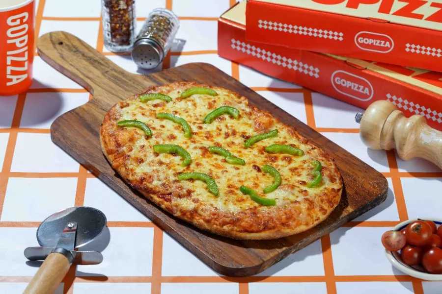 Green Capsicum pizza
