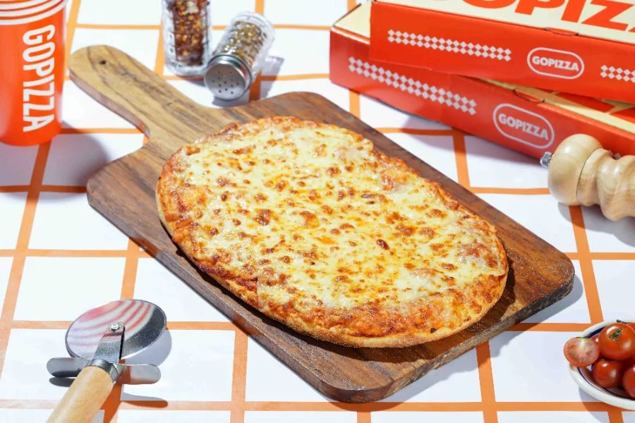 Classic Margherita pizza