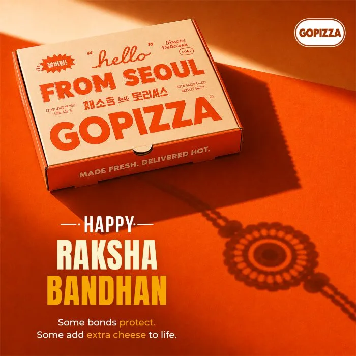 Happy Raksha Bandhan from GOPIZZA