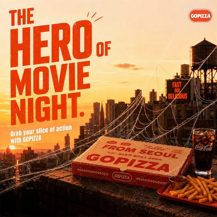 The hero of movie night — GOPIZZA